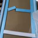 DELAVIN Frameless Tub Shower Door, 56-60" W x 59" H Bathtub Door, 5/16"(8mm) Thick SGCC Certified Clear Tempered Glass with Explosion-Proof Film, Easy to Clean, Stainless Steel Guide Rail, Sliver