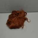 Short Copper Red Wigs for Women Auburn Wavy Shoulder Length Wig with Bangs Synthetic Ginger Curly Natural Wig for Role Play, Halloween, Daily Use