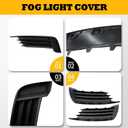 Fog Light Cover Grilles Compatible with A3 S3 2013-2017
