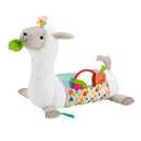 Fisher-Price Baby Toy Grow-with-Me Tummy Time Llama Wedge Support with Mirror, Teether & Rattle for Developmental Play Newborns Ages 0+ Months