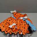 ODIZLI Bamm Bamm Costume Baby Boy Girl Kids Caveman Cavegirl Costume Historical Stone Age Cave Man Outfit Halloween Fancy Dress Up Birthday Christmas Party Photo Shoot Clothes Girl Orange 6-12 Months, Girl Orange