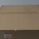 20.5'' Gold Drum Chandelier Light Fixture, 5-Light Large Modern Farmhouse Chandeliers for Dining Room Gold Drum Hanging Pendant Light with White Fabric Shade for Kitchen Living Room Foyer Bedroom