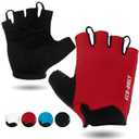 Eco-daily Cycling Gloves for Men Women Padded Mountain Bike Gloves Lightweight Half Finger Gloves Anti-Slip Shock-Absorbing for MTB Road Biking Fitness