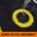 Halloween Black Cat Bath Mats for Bathroom 20x30 Inch Non Slip Washable Black Cat Bathroom Rugs Plush Soft Absorbent Halloween Home Decor Rug (1'8" x 2'6" (Oval))