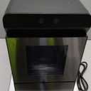 Gevi V2.0 Countertop Gemi Nugget Ice Maker | Self-Cleaning Pellet Ice Machine | Stainless Steel Housing |16.7''H Fits Perfectly Under Wall Cabinet | Silver with Viewing Window