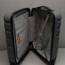 Wrangler Hardside Spinner Carry-On Luggage, Charcoal, 22-Inch