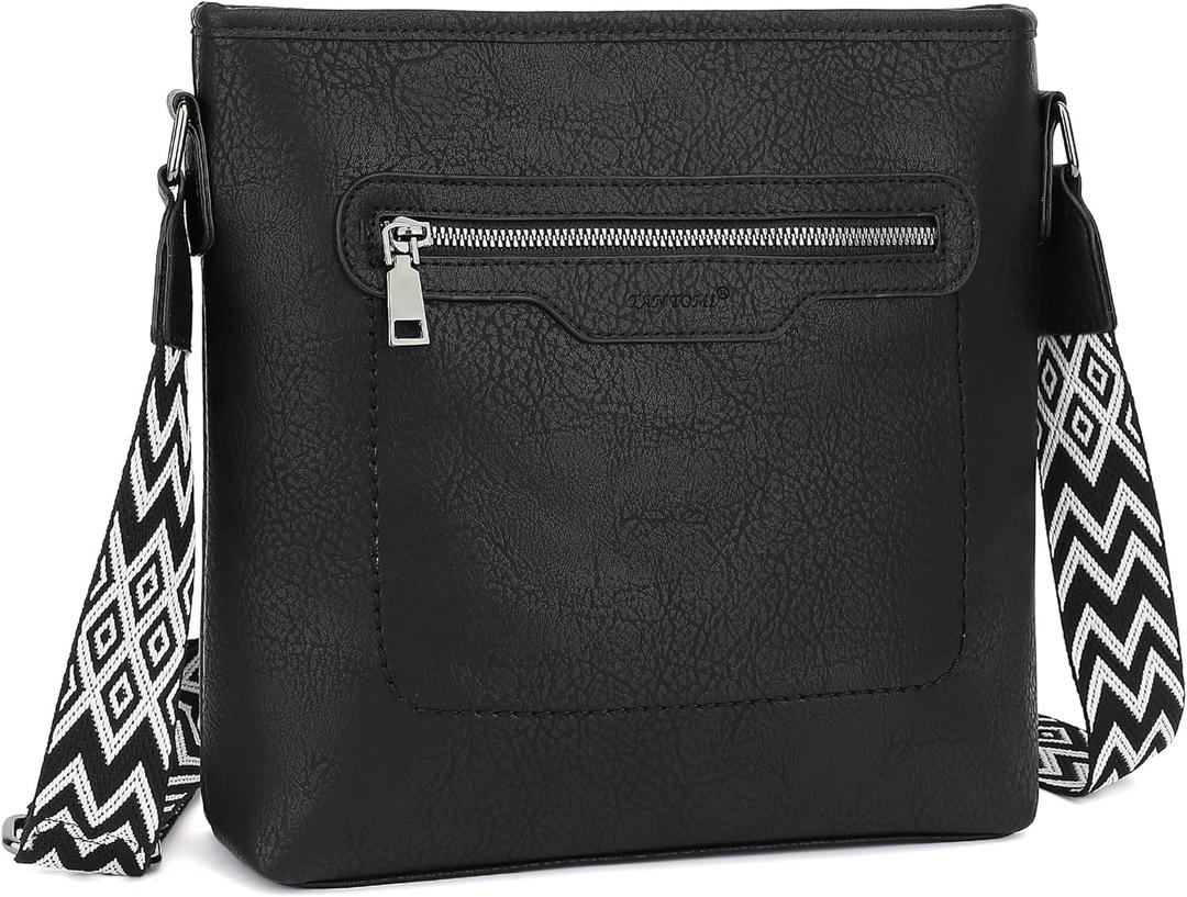 TANTOMI Crossbody Bags for Women Crossbody Handbag Travel Crossbody Purse for Women Hobo Bag Shoulder Bags for Everyday (Black)