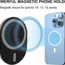 Golf Cart Phone Holder Magnetic Phone Mount Caddy Compatible with iPhone 12 13 14 15 / Plus/Pro, Smartphone with Magsafe Case (Sliver)