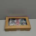 Christmas Tree Ornaments Set Velvet Balls, 15pcs Shatterproof Christmas Bulbs Ornaments for Xmas Tree Decorative Hanging, Vintage Flocked Decoration, 58mm, 2.3in, Multicolor Green Red Black