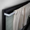 Rod Desyne KBX3048 Lockseam 3" Clearance Curtain Rod, 48-84 inch, White