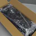 SPACEKEEPER Slim Rolling Storage Cart 4 Tier Bathroom Organizer Cart Mobile Shelving Unit Slide Out Utility Cart for Kitchen, Bthroom, Makeup, Craft, Laundry Narrow Places, Black