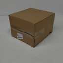 Small Plastic Storage Bins with Bamboo Lids 5.2qt Stackable Box Basket Pantry Decorative Containers Cute with Lable for Organizing Desktop Closet Office Cream White of 6 packs 10x7.2x4.1'
