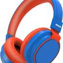 MIDOLA Kids Headphones Wireless Bluetooth 5.4 68H Play Time Volume Limit 85/94dB Over-Ear Foldable Headset, Type-C Fast Charging, with Wired Aux Mic for Toddler Boy Girl Pad Tablet Blue