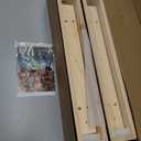 Wall Floating Shelves, Rustic Wood Wall Shelf Handmade (Light Walnut, 24 Inch - 2 Pack)