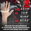MhIL Workout Gloves for Men Comfortable Gym Gloves for Men with Enhanced Grip for Safety and Hand Protection Weight Lifting Protection with Wrist Wraps Support for Performance Boost and Style
