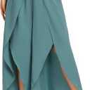 IUGA Flowy Pants for Women Wide Leg High Waisted Palazzo Boho Beach Harem Pants for Casual Dance Summer L