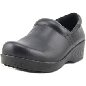 Dr. Scholl's Shoes Women's Dynamo Work Shoe (6.5, Black Leather)