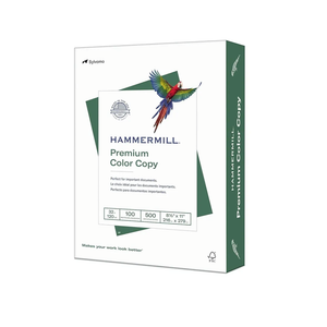 Hammermill Printer Paper, Premium Color 32 Lb Copy Paper, 8.5 x 11 - 1 Ream (500 Sheets) - 100 Bright, Made in the USA, 102630 Hammermill Printer Paper, Premium Color 32 Lb Copy Paper, 8.5 x 11 - 1 Ream (500 Sheets) - 100 Bright, Made in the USA, 102630