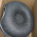 Cat Tunnel Bed for Indoor Cats with 3 Toys, Scratch Resistant Donut Cat Bed, Up to 9 Lbs (M 20x20x9, Dark Grey)