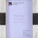 Handicrafts Home White Picture Frame Handmade 4x6 Photo frame Sea Siren Teles Collection Bone & Horn Inlay Picture Frame for Wall & Tabletop, Modern Farmhouse Decor, Coastal Home Decor, Desk Styling