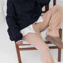 PRETTYGARDEN Womens Sweaters Spring 2026 Cable Knit Long Sleeve Crewneck Oversized Sweater Chunky Pullover Loose Outfits (Navy, XXL)