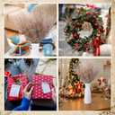 Suncalla 24 Pcs 16.5 Inch Christmas Tree Picks Glitter Artificial Curly Sprays Christmas Floral Stems Branches for Xmas Tree Sticks Garland Ornaments Vase Filler Decorations (Champagne)