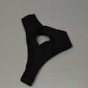 Anti Snore Chin Strap for Men, Adjustable Anti-Snoring Chin Strap, Breathable Sleep Chin Strap to Keep Mouth Closed, Mouth Breathing Corrector & Snoring Solution, Comfortable Sleeping Jaw Strap, Black