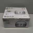 Radio CD Reproductor de CD porttil Boombox con Bluetooth, radio FM, control remoto, entrada USB y conector de auriculares AUX de 0.138 in, reproduccin de CD-R/CD-RW/MP3/WMA, alimentada por AC (Blanco)