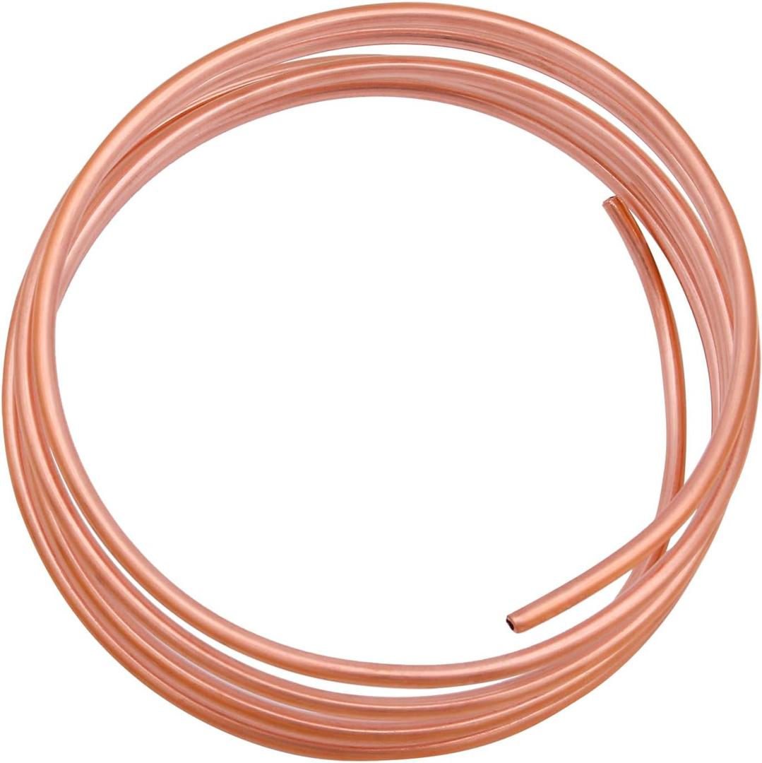 Copper Tubing,7/8" OD x 6.56 Ft Refrigeration Copper Tubing for DIY Handicrafts, Jewelry, Crafts and Industry.