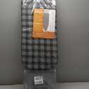 Ironing Board 13" X 43" W/Extra Thick Heavy Duty Padded Cover, Height Adjustable,Heat & Scorch Resistant Fabric, Anti-Skid Feet, Extra Wide, Easy to Fold Checkered Gray