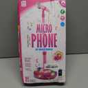 KonHaovF Kids Karaoke Machine with Lights,Microphone with Adjustable Stand Singing Karaoke Machine for Girls Boys (Pink)