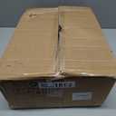 Goovilla Kitchen Cart with Drawers, 4 Tier Metal Rolling Utility Cart Organizer on Lockable Wheels with Wooden Top, Black Fruit Vegetable Storage Rack Also for Cans, Snack, Craft, Art, Office, Beauty