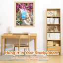 EFOTIML Paint by Numbers Kit for Adults Beginners & Kids Ages 8-12,1 Pack 16x20 inches Canva for Painting Kits for Adults in Colorful Box(Without Frame)-Flower Towns