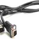 GE SVGA Cable, Video, 6 Foot Cable, VGA, Male to Male Connectors, Use for Projectors, Monitors, HDTVs, Computer, Graphics Card, Black, 33592