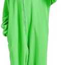 NAMHTOM Adult Astronaut Onesie Costume Pajamas Cartoon Onesie Halloween Sleepwear Zipper Jumpsuit S