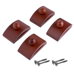 Precision Quilting Tools Classy Clamps Wooden Quilt Hangers  4 Large Clips (Dark) and Screws for Wall Hangings. Hang up and Display Quilts, Tapestries, Rugs, Fiber Art, and More! (CLADARKLG)