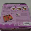 Catstages by Nina Ottosson Melon Madness Puzzle & Play  Interactive Treat Puzzle Feeder for Cats, 12 Hidden Treat Compartments Slow Feeder, Durable & Easy-Clean, 10 Inches, Pink