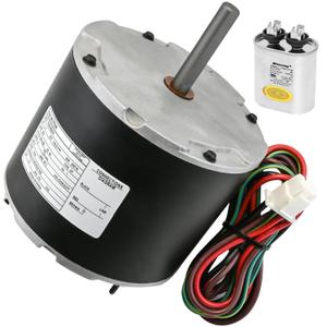 F48AA68A50 Condenser Fan Motor Replacement for York, Coleman, Luxaire, Genteq, A.O. Smith THGF36S41S3A THGF60S41S3A F48M27A50 etc, 1/4 HP, 850 RPM, 208-230 Volt