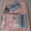 DOMISO Laptop Hard Case 15.6 inch Waterproof Shockproof Hard Shell Laptop Sleeve with Handle & Storage Pocket, Compatible with MacBook, HP, Dell,Pink