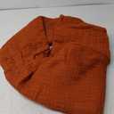 Aormenzy 60x80 Soft Cozy Acrylic Throw Blanket, Cable Knit for Couch Sofa Bed, Rust