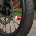 Tire Valve Stem Caps | Tire Caps Red | Durable Construction - Set of 2 Universal Tire Caps - Stylish and Protective Valve Stem Covers for Cars, Bikes, & More | Eco Friendly BPA & Phthalates Free