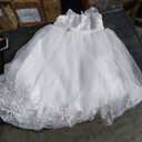 Princess Lilac Long Girls Pageant Dresses Kids Prom Puffy Tulle Ball Gown, Size 4