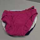 Fruit of the Loom womens Eversoft Cotton Underwear Multipacks, Tag Free & Breathable (6, Bikini - Pink/Navy/White)