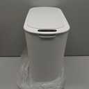 Cesun Motion Sensor Trash Can, 5 Gallon Automatic Bathroom Garbage Can with Lid, Touchless Smart Plastic Slim Wastebasket for Bathroom, Office, rv, Bedroom, Living Room, White