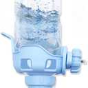 Vannon Dog Water Dispenser for Cage, 34oz Auto Feeding Crate Water Bottle for Dogs, Cats & Rabbits, Pet Nozzle Diameter: 12mm, BPA Free, Blue