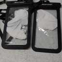 Hiearcool Waterproof Phone Pouch, Universal Case Compatible for iPhone 17 16 15 14 13 Pro Max Plus Up to 8.3", IPX8 Beach Travel Essentials-Black-2 Pack