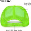 Ultrafun 10 Pack Trucker Hat Mesh Sublimation Blank Hats Adjustable Baseball Caps Hats for Men Women (Green, M)