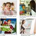 Tucocoo Black Baby Girl Paint by Number for Adults Beginner, DIY Oil Painting Kits on Canvas with Brushes and Acrylic Pigment, Chocolate Color Style Picture for Home Decor 16x20 inch (Frameless) (Artwork-17)