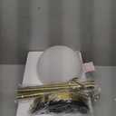 Eclipse 1-Light Metal & Glass Floor Lamp 