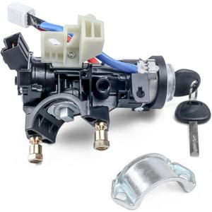 81910-B2100 Ignition Lock Switch Assembly with Keys Compatible with Kia Soul Soul EV 2014-2019, Ignition Lock Cylinder with Housing Replace# 81910B2100, 81450-34190, 81905-B2110